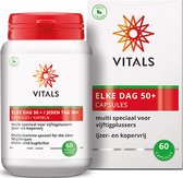 Vitals - Elke Dag 50+ - 60 Capsules - Multivitamine speciaal voor vijftigplussers