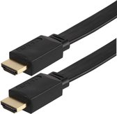 TECHly HDMI Aansluitkabel 1.00 m ICOC-HDMI-FE-010 Zwart [1x HDMI-stekker - 1x HDMI-stekker]