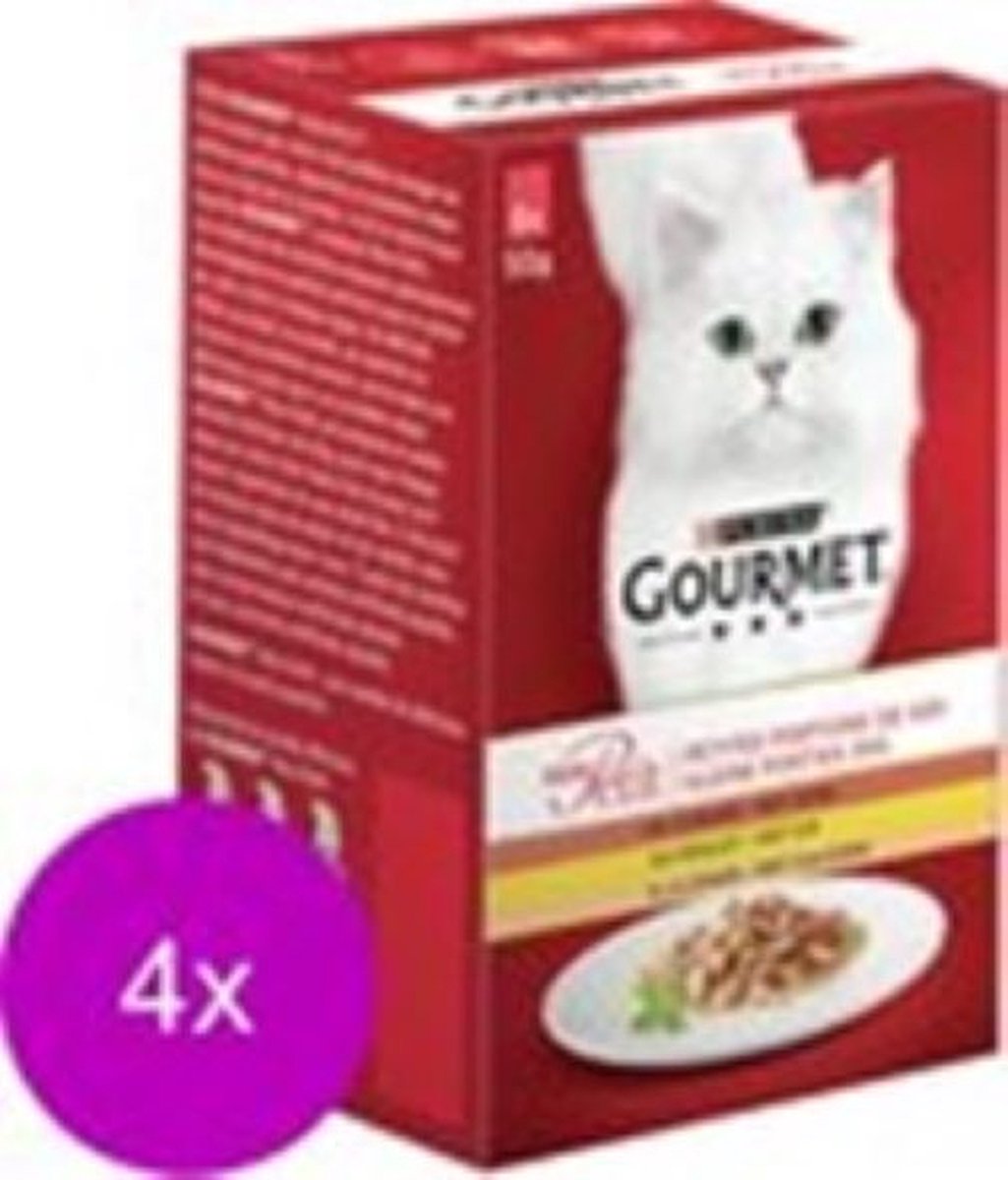 Gourmet Gourmet Mon Petit - Gevogelte - Kattenvoer - 6x50g