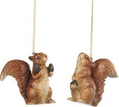 Set de 2 Suspensions de Noël écureuil marron de Goodwill