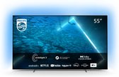 De Witgoed Outlet PHILIPS 55OLED707/12 OLED TV (55 inch / 139 cm. UHD 4K. SMART TV. Ambilight. Android TV™ 11 (R)) aanbieding