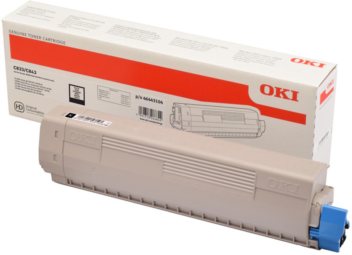 OKI - 46443104 - Toner zwart