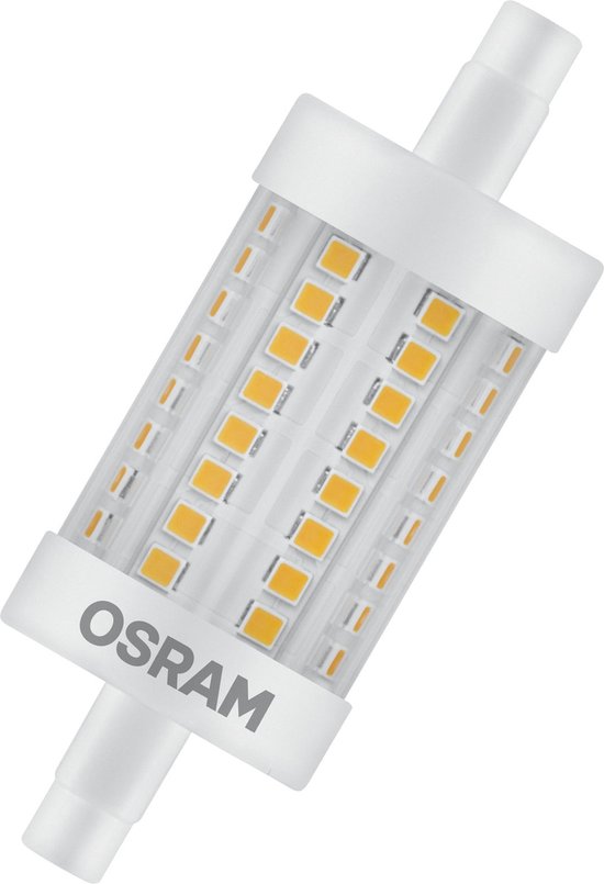 OSRAM 4058075432598 LED-lamp Energielabel E (A - G) R7s Ballon 6.5 W = 60 W Warmwit (Ø x l) 29 mm x 78 mm 1 stuk(s)