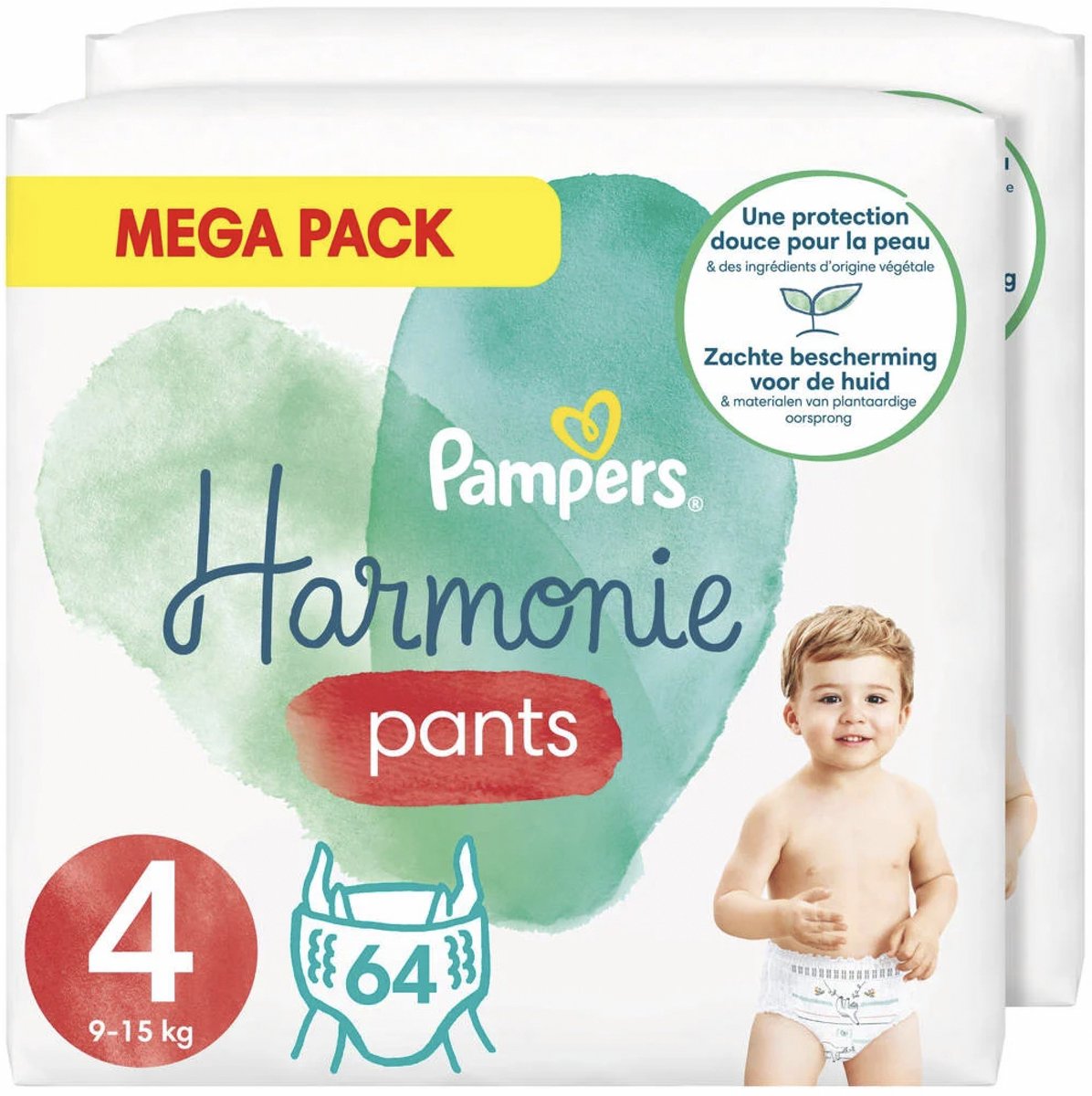 Pampers Harmonie luierbroekjes maat 4 | 128 stuks