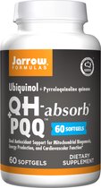 QH-absorb 100mg + PQQ 10mg 60 softgels - pyrroloquinoline quinone + ubiquinol | Jarrow Formulas