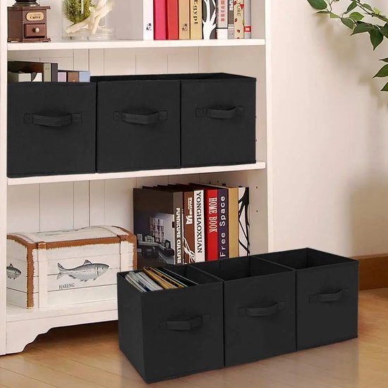 Yucch Lade-organizer, set van 8 stuks, geschikt voor IKEA PAX 100 x 58 cm, opvouwbare opbergdozen met versterkte bodem voor ondergoed, sokken en babykleding (grijs