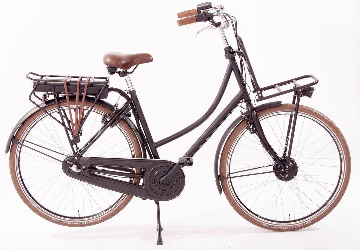 Villette le Robuste, elektrische transportfiets, 51 cm, Nexus 3, staal, zwart