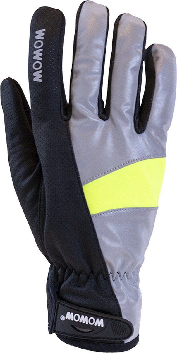 Cycle Gloves 2.0 WOWOW Fietshandschoen winddicht - Yellow/Black M