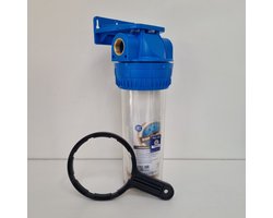 Aquafilter IJzerfilter 10" met beugel , 3/4" aansluitingen (B4+C8)