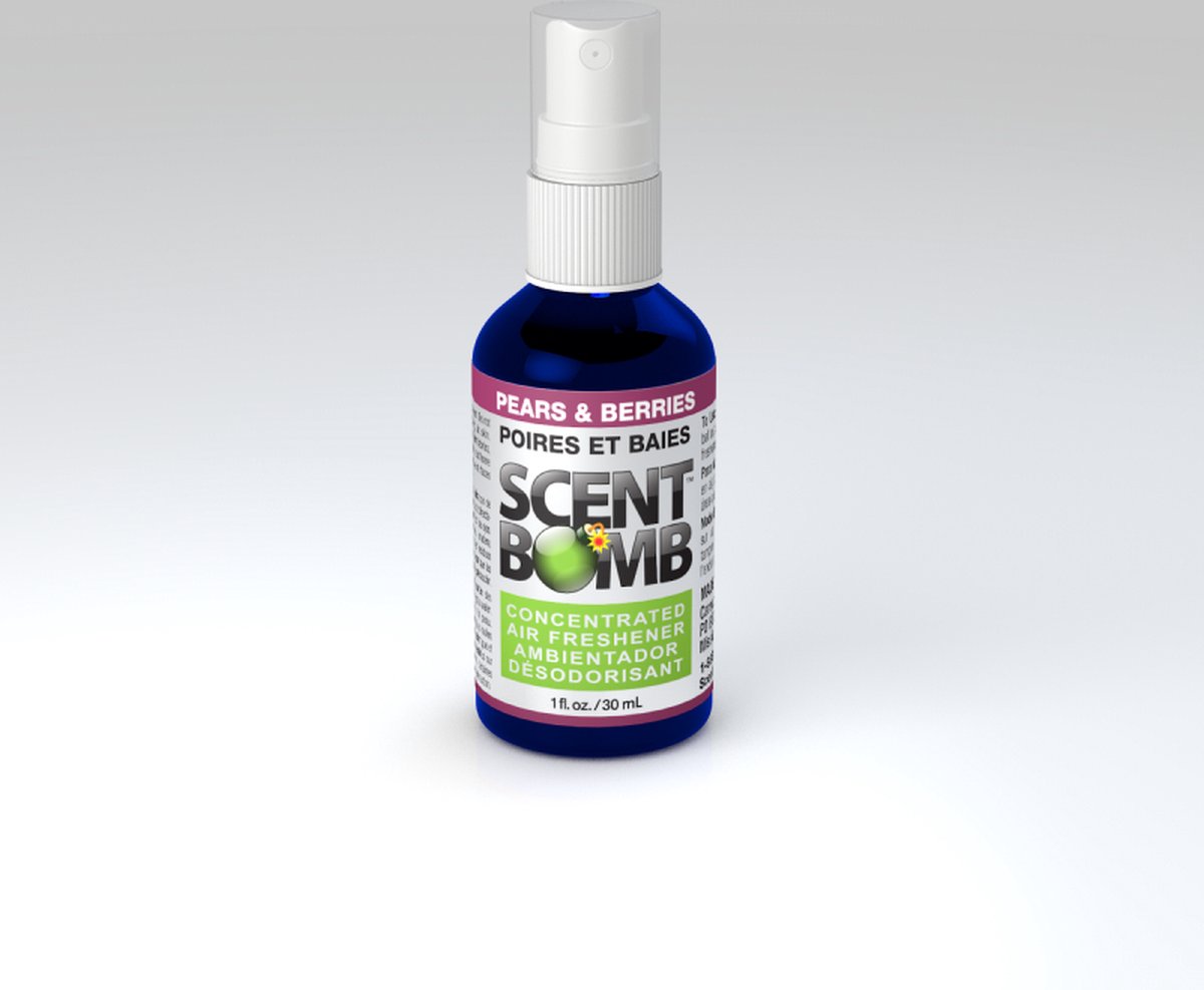 Scent Bomb - Spray - Luchtverfrisser - Pears & Berries (peer en bessen)