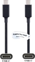 1,0m USB 3.1 C-C kabel. Robuuste 100W E-marker laadkabel. Oplaadkabel snoer geschikt voor o.a. Beeline Velo 2, Vantrue N4