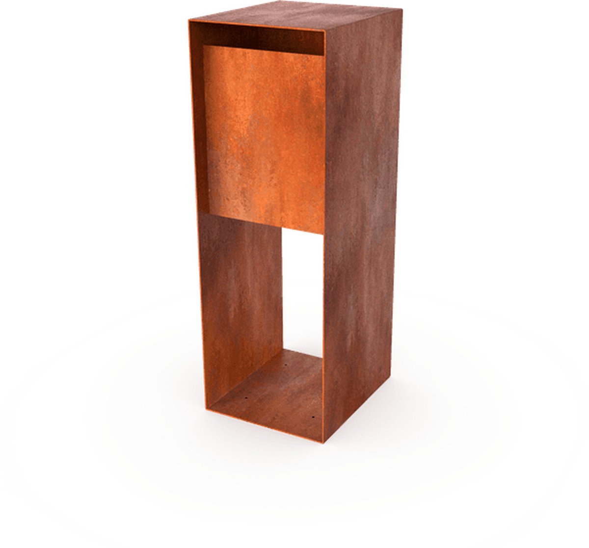 Geroba brievenbus CartaC1 – Cortenstaal – 300×400×1000 mm