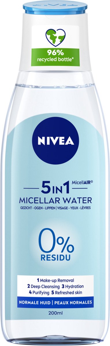 Nivea 3-in-1 Micellair Water Normale tot Gemengde Huid 200 ml