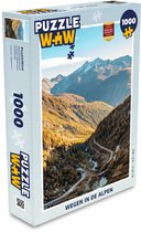 Puzzel Alpen - Berg - Weg - Legpuzzel - Puzzel 1000 stukjes volwassenen