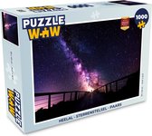 Puzzel Heelal - Sterrenstelsel - Paars - Jongens - Meisjes - Kinderen - Legpuzzel - Puzzel 1000 stukjes volwassenen