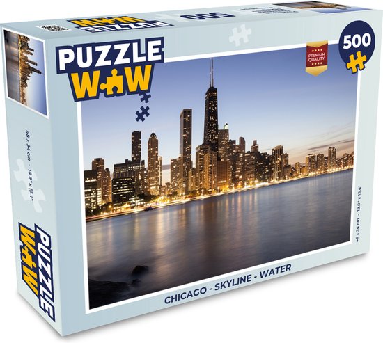 Puzzel skyline Chicago