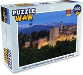 Puzzel Verlichte gebouwen bij het Alhambra in Spanje - Legpuzzel - Puzzel 500 stukjes