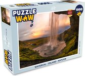 Puzzel Waterval - IJsland - Natuur - Legpuzzel - Puzzel 1000 stukjes volwassenen