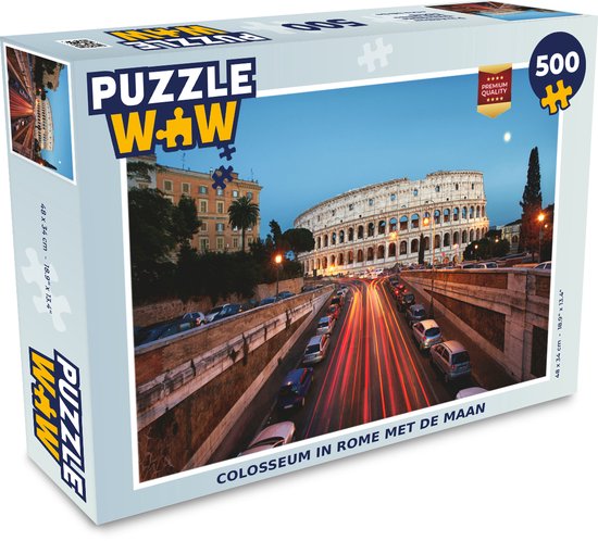 Puzzle Rome - Lune - Colisée - Puzzle - Puzzle 500 pièces