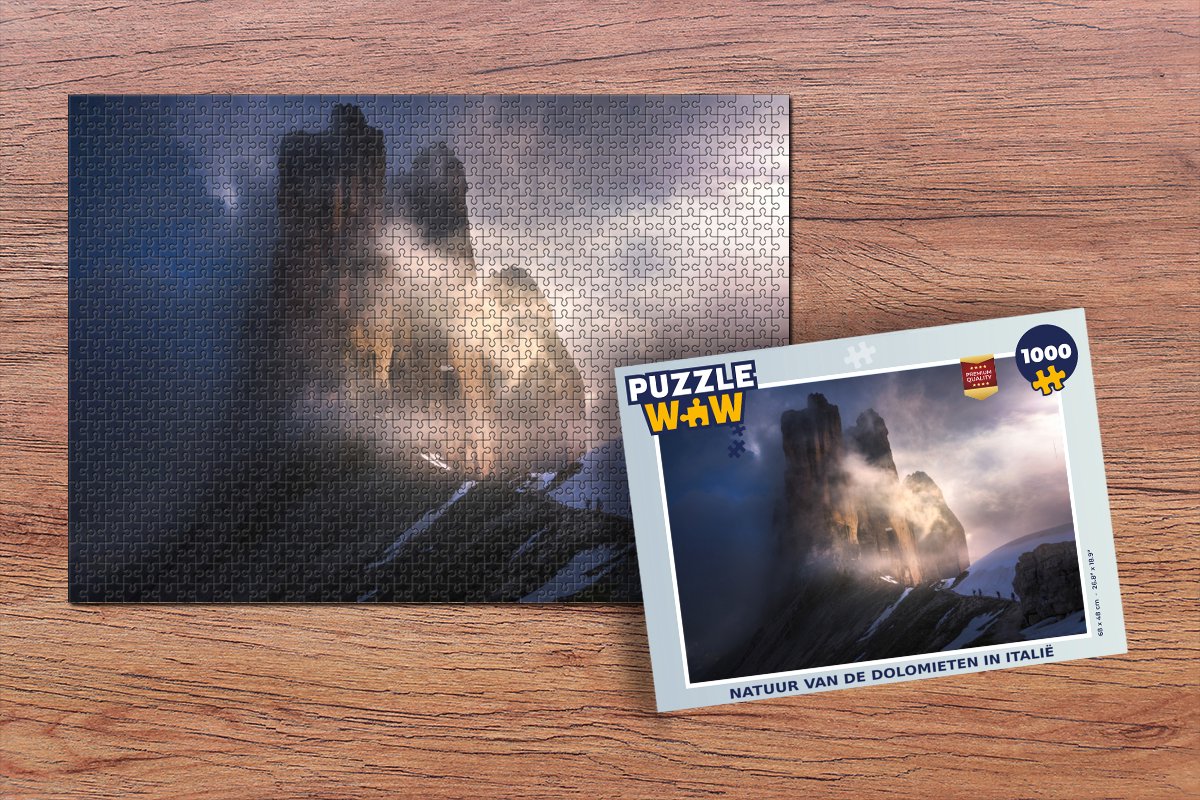 PUZZLE 1000 pièces - Les Dolomites - Italie