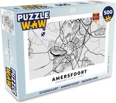 Puzzel Stadskaart - Amersfoort - Nederland - Legpuzzel - Puzzel 500 stukjes - Plattegrond