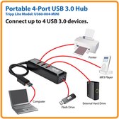 Tripp-Lite U360-004-MINI 4-Port Portable USB 3.0 SuperSpeed Hub TrippLite
