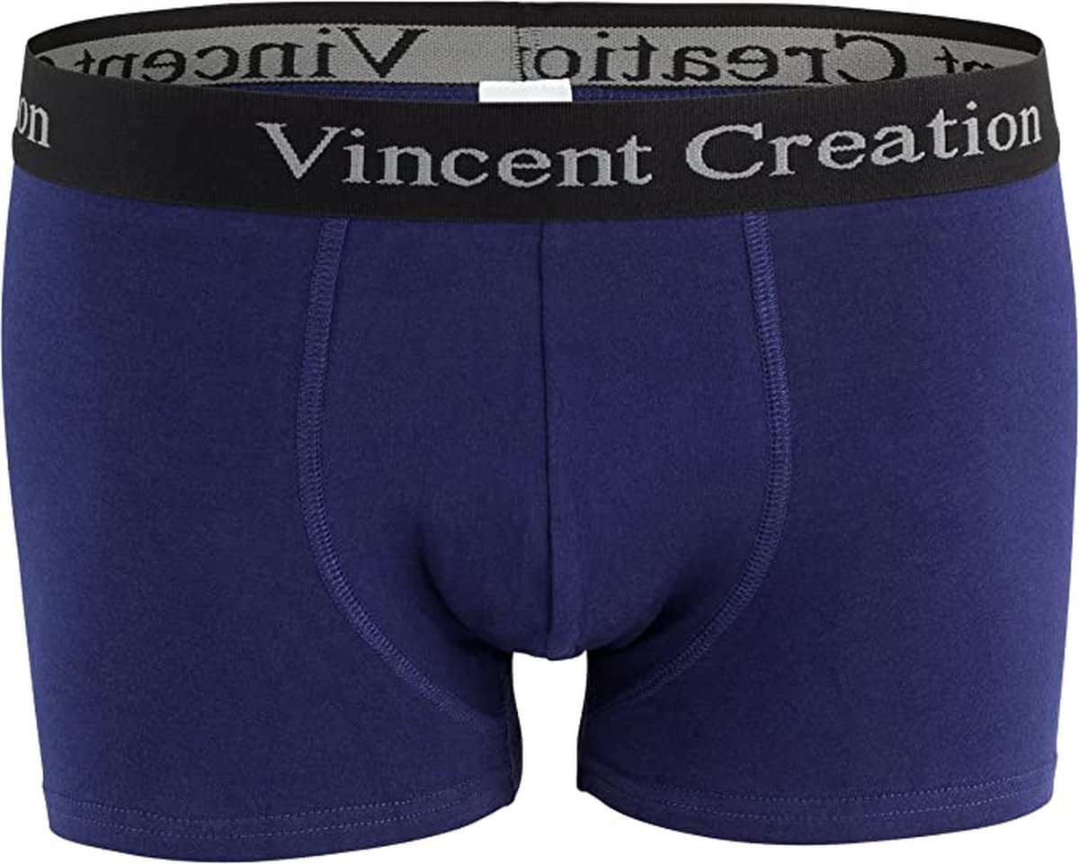 5 stuks Vincent Creation® Boxershort - Sport Heren Boxershort Hipster - Donker Blauw - maat XL - Perfecte Pasvorm