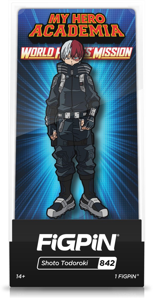 FiGPiN My Hero Academia: World Heroes' Mission - VerzamelPin - Shoto Todoroki - 842