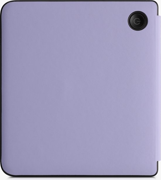 kwmobile e-reader hoesje geschikt voor Kobo Libra 2 hoes - E reader flip case met magnetische sluiting - Ereader cover in lavendel — afbeelding 2
