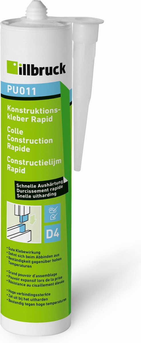 illbruck pu-constrielijm 310 ml koker PU11 Rapid