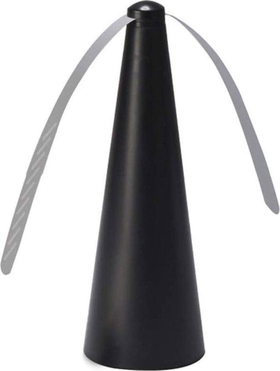 Vliegenverjager voor op tafel 4 stuks - vliegenvanger vliegenlamp - vliegenmepper fly fan - werkt met batterijen