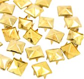 80 goudkleurige studs- 1 cm - kleding oppimpen- Charme Bijoux