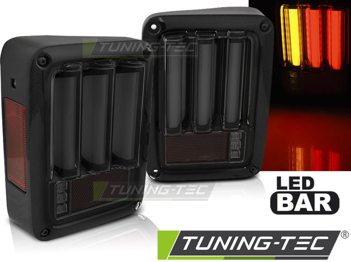 Kentekenplaatverlichting Voor Jeep Voor Wrangler JL-achterlichten Auto JL LED-achterlicht Achterbumper Parkeerhulp Achteruitrijrem Achterlicht Lamp 2018-2024 Multifunctioneel Licht