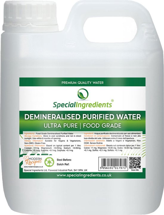 Gedestilleerd Gedemineraliseerd Gezuiverd Water 5 liter Gedistilleerd Water bol
