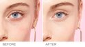 Écran avant et après du correcteur True Match L'Oréal Paris, dissimulant les cernes sous les yeux.