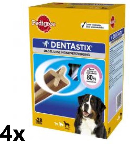 Pedigree kauwstaaf: De 7 beste van 2024 {Pedigree kauwstaaf korting!} 8 Pedigree Dentastix – Maxi – 4x1080g – 4 verpakkingen van 28 sticks