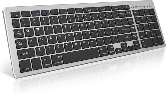 Clavier Bluetooth sans fil universel silencieux pour ordinateur Windows OS  clavier blanc + souris 