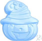 ZijTak - Moule à Citrouille - Halloween - Silicone - Cuisson - Thema - Bleu Pastel