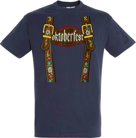 T-shirt Lederhosen man | Oktoberfest dames heren | Tiroler outfit | |