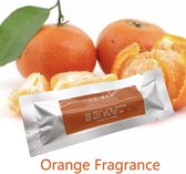 Auto luchtverfrisser 8x orange fragrance! Zonder diffuser