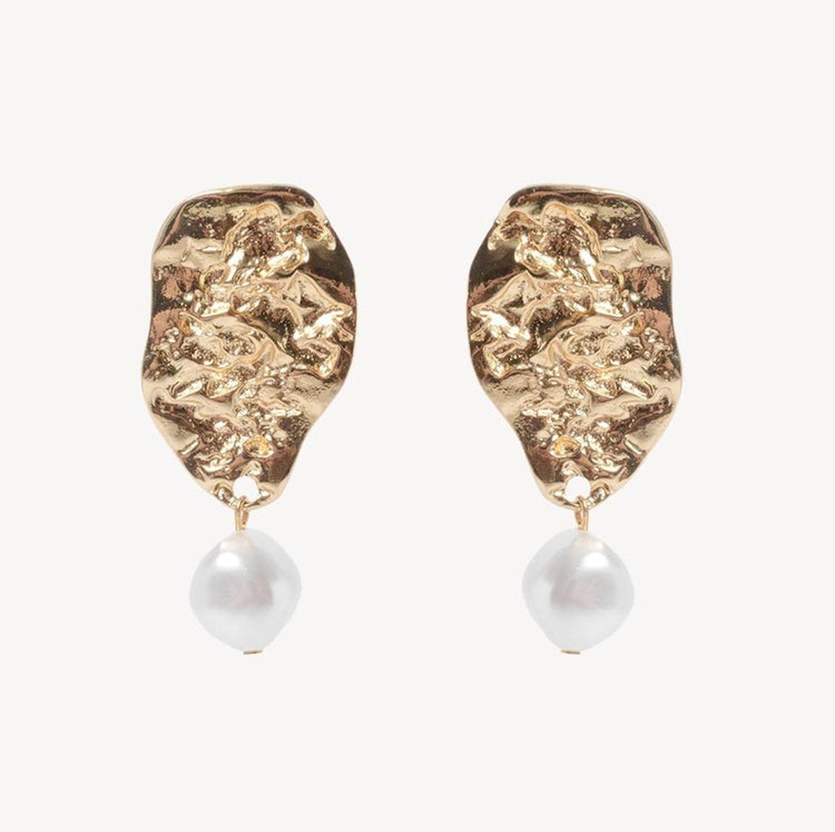 Margot Bardot Layla Pearl Oorbellen Gold