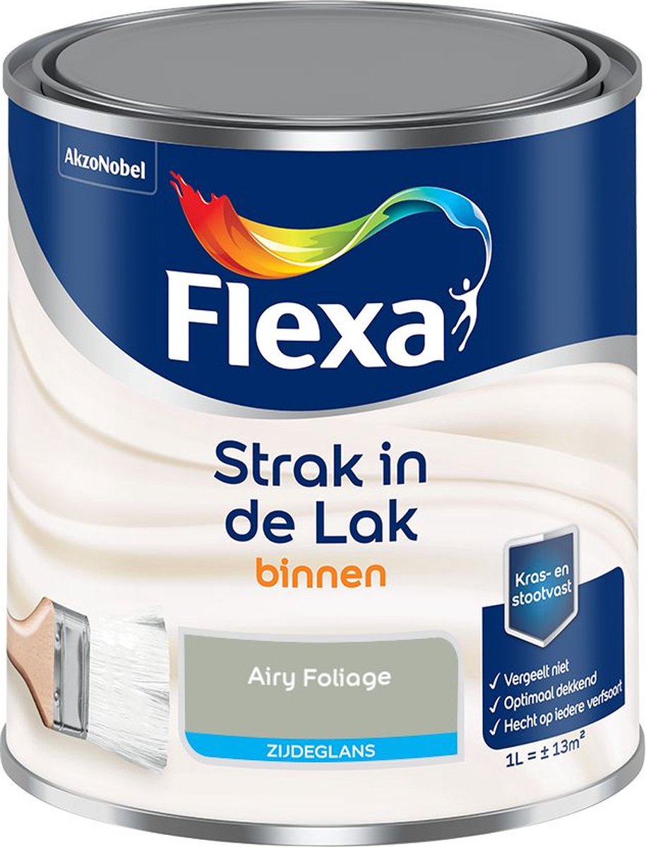 Flexa Strak in de Lak - Binnenlak - Zijdeglans - Airy Foliage - 1 liter