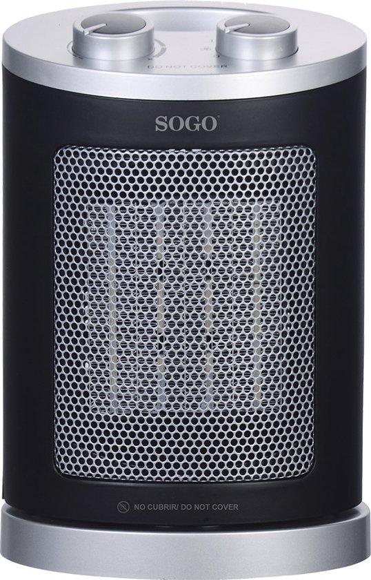 Sogo - 18365 - Elektrische Kachel - Ventilatie kachel - 1500 Watt