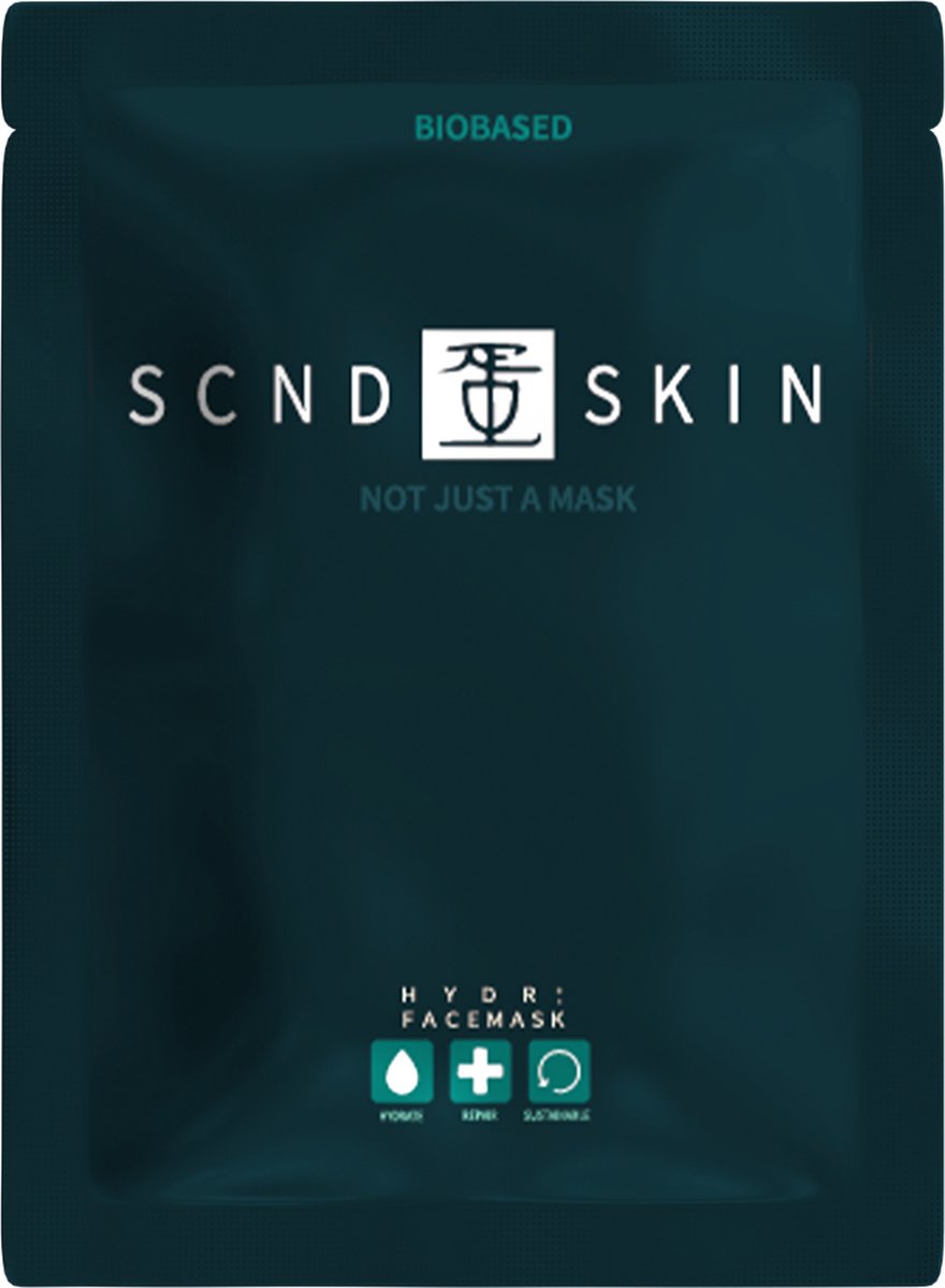 SCND SKIN - Gezichtsmasker huidverzorging - duurzaam - hydraterend - verzachtend