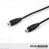 FireWire 4-pins kabel, 5m, m/m | Signaalkabel | sam connect kabel