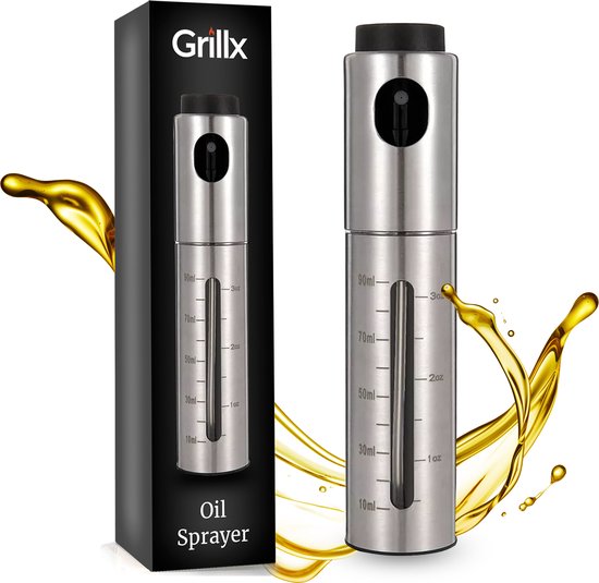 Van Dokter affix GrillX Olijfolie Sprayer - Luxe Olie Sprayer - Olijfolie Fles Verstuiver  voor Keuken -... | bol.com
