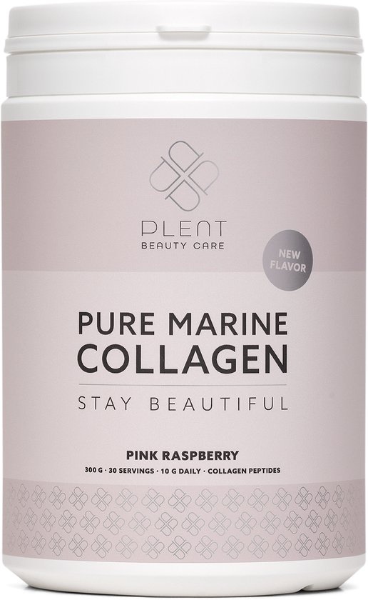 Plent - Vis Collageen Pink Raspberry (+ vit C) - 300 g - Pure Viscollageen  met... | bol.com