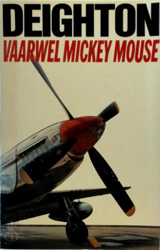 Omslag van Vaarwel mickey mouse door Len Deighton