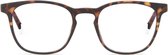 BARNER SCREEN GLASSES -Leesbril Preassembled reading glasses with soft touch spectacle frames- “Dalston - col. Blue Tortoise” met Blauw Glasses Case ver. +2.0