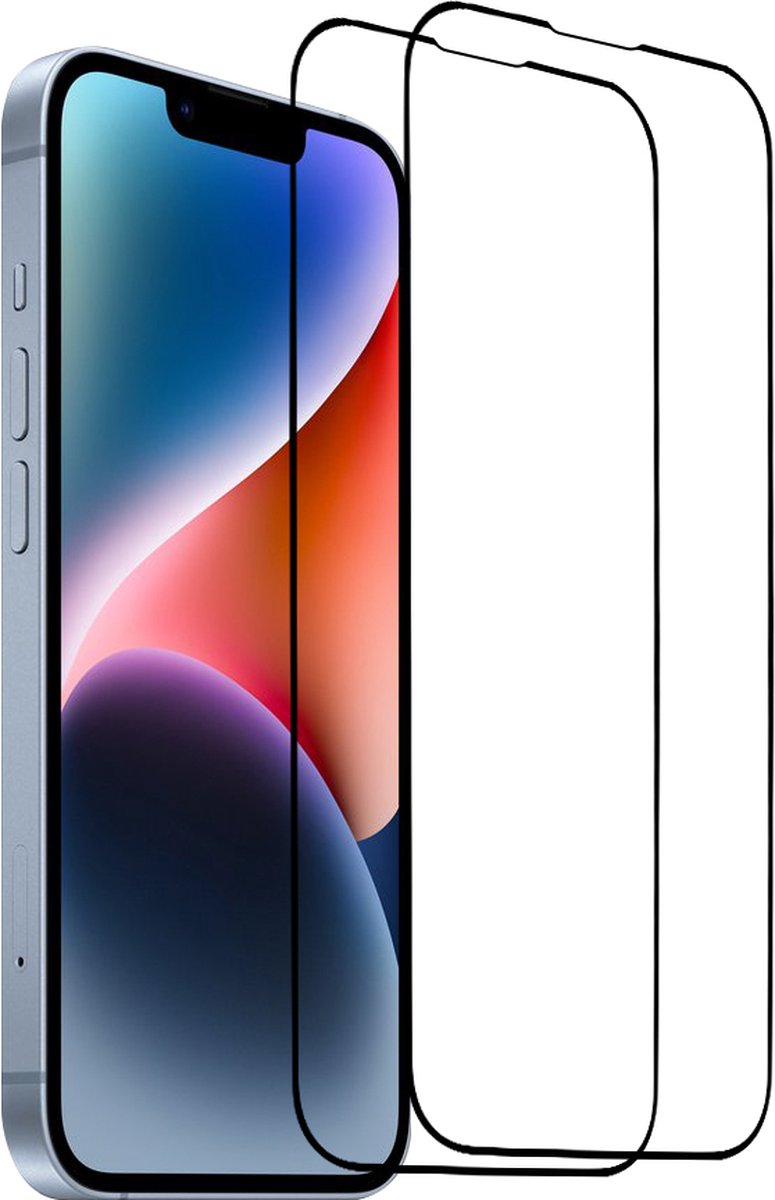 2x Arara Screenprotector Geschikt voor iPhone 14 Plus - gehard beschermglas screen protector glas - full cover